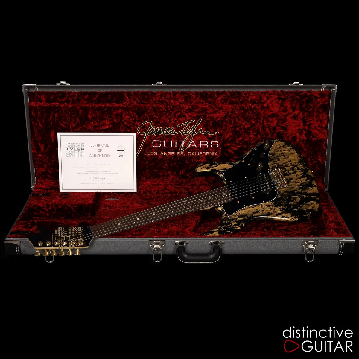 James Tyler Studio Elite HDX - Black Gold Shmear - Gbase
