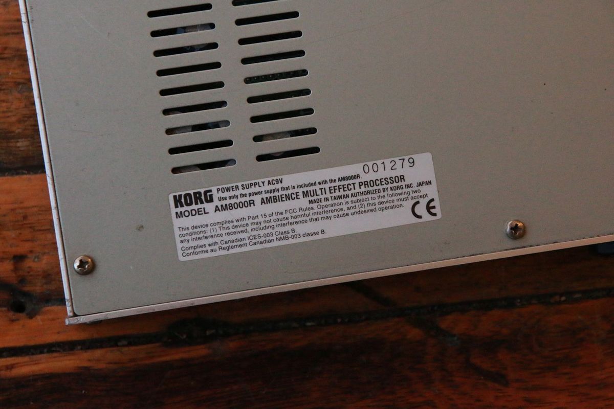 Korg AM8000R Rackmount Ambience Multi Effect Processor - Gbase