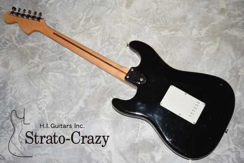 Late1971 Fender Stratocaster Black 1Strungs Tree 3Bolt Rose neck