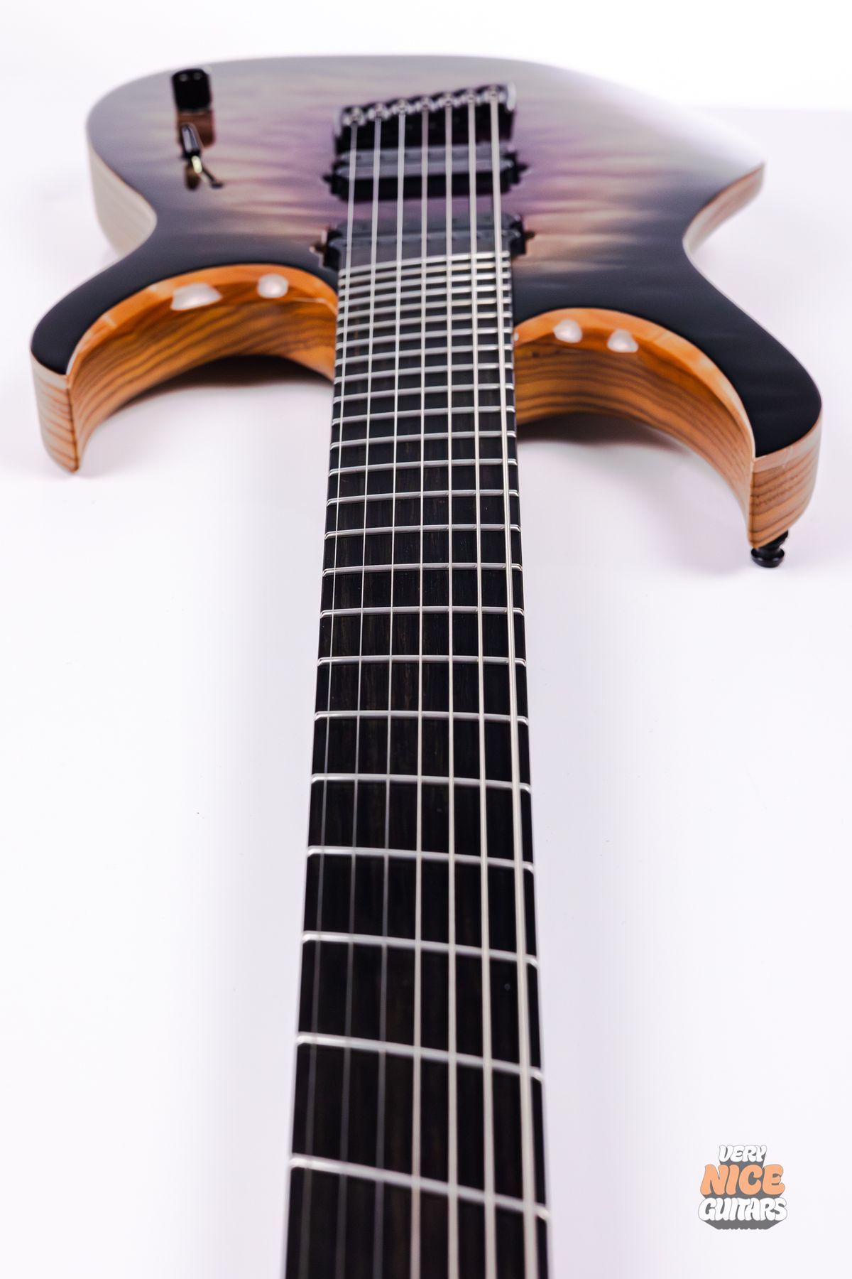 Mayones Duvell Elite 7 VF Galaxy Eye Purple Burst - Gbase