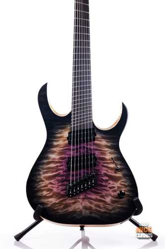 Mayones Duvell Elite 7 VF Galaxy Eye Purple Burst - Gbase