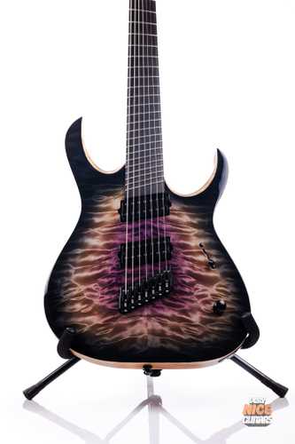 Mayones Duvell Elite 7 VF Galaxy Eye Purple Burst - Gbase