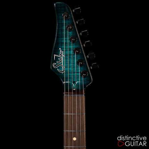 Suhr Modern T Custom Trans Teal Burst - Gbase