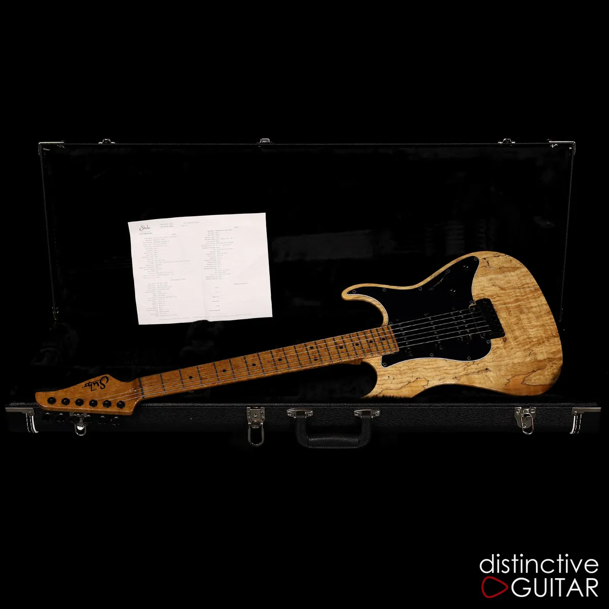 Suhr Standard Custom - Natural Spalted Maple - Gbase