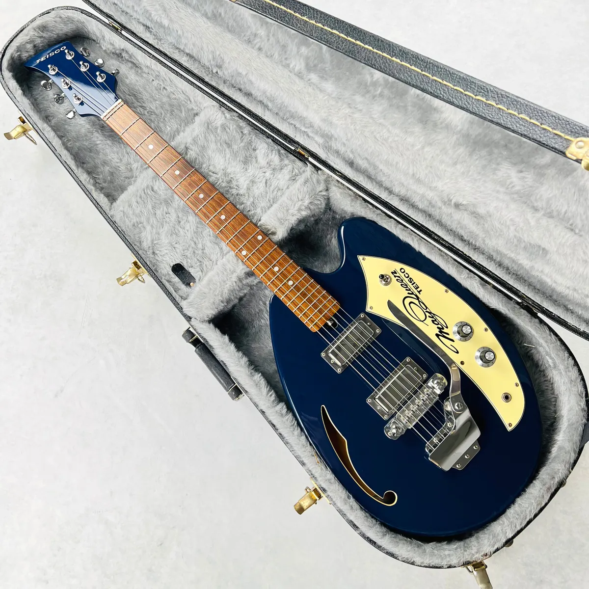 Teisco MQ-56 May Queen Reissue 1999 - Navy Blue - Gbase