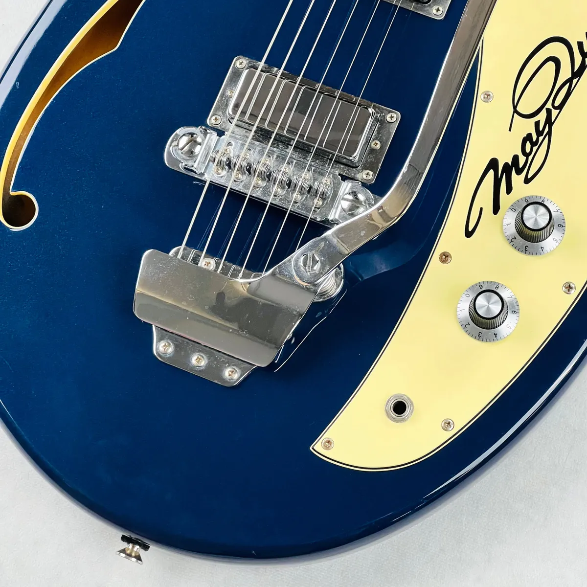 Teisco MQ-56 May Queen Reissue 1999 - Navy Blue - Gbase