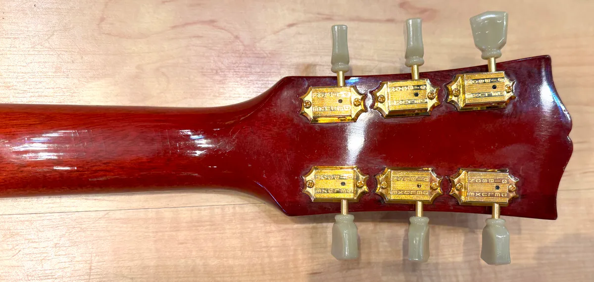 生地見本no.59.60.61 Vintage 1960 Gibson ES-345TD Cherry Red Thinline Semi-Hollow