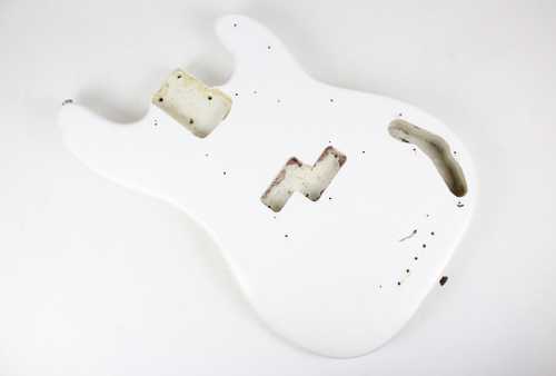 Fender Precision Bass ホワイト Vintage 1966 Fender Precision Bass Project BODY Lightweight 4.7