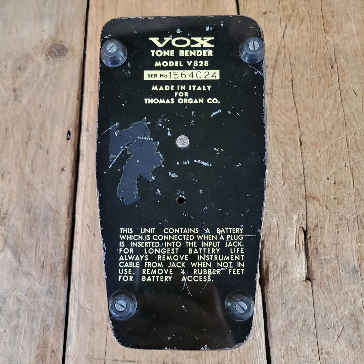 1969 Vox Tone Bender V828 > Effects | Mahar's Vintage Guitars
